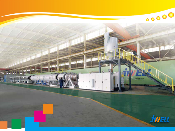 Jwell High Capacity 710mm - 1200mm PE Pipe Extrusion Machine